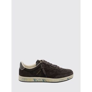 Premiata Men Premiata Clay Suede Trainers With Perforated Toe